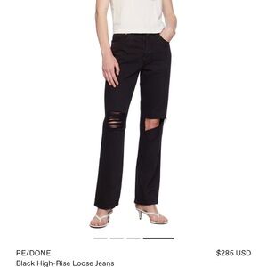Re/Done high rise loose jeans